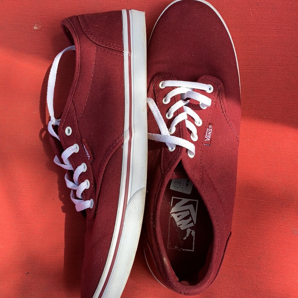 Maroon vans